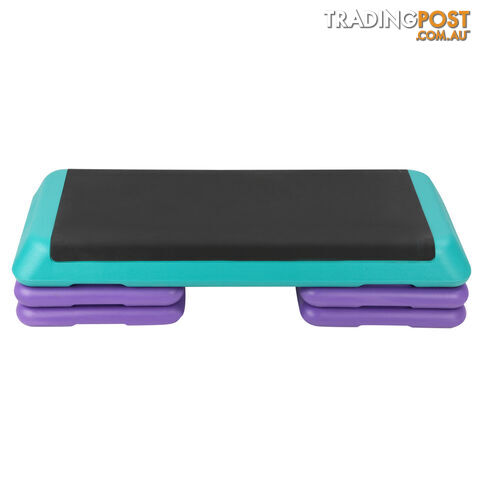 Aerobic Gym Workout Exercise Step Purple Green