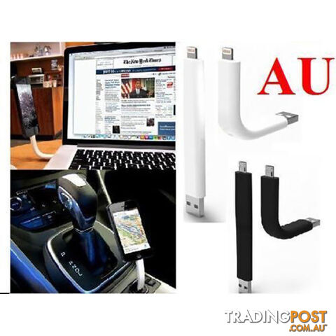 Lightning Flexible USB Data Sync Stand NEW Mount Cable for iPhone 5/ 5S /6 Samsung