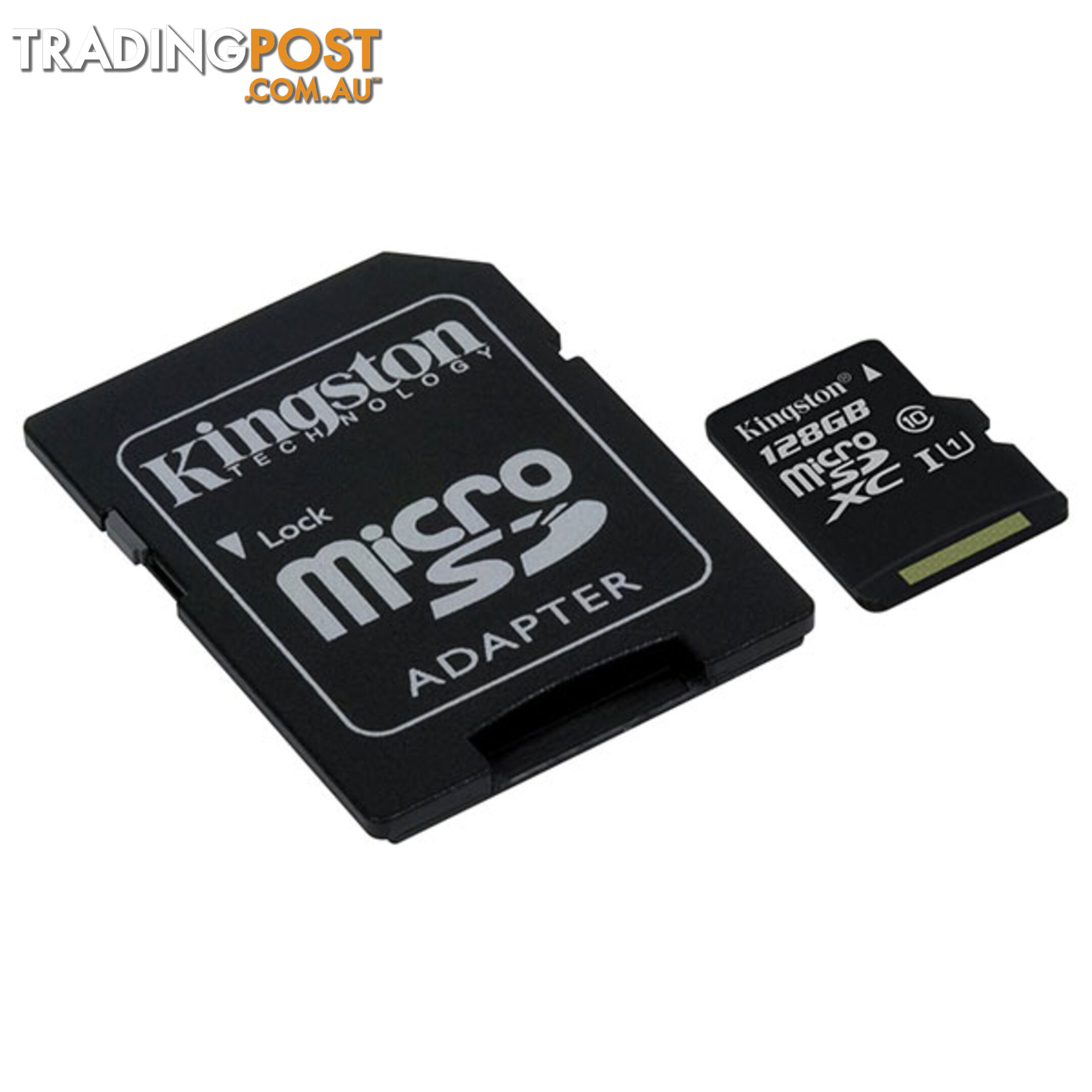 KINGSTON SDC10G2/128GBFR 128GB microSDXC Class 10 UHS-I upto 45MB/s with SD adaptor