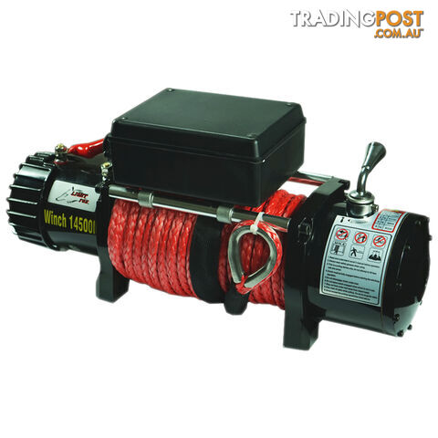 14500LBS Electric Winch 26M Synthetic Rope 6577KG 12V Wireless Remote 4WD 4X4 - photo 5 of 5