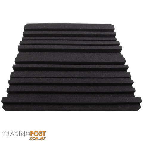 20 x Soundproof Foam Acoustic Foam Panel Sound Absorption Proofing Wedge 50x50cm