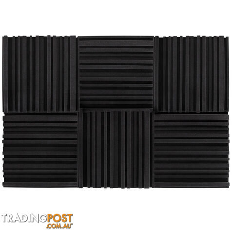 20 x Soundproof Foam Acoustic Foam Panel Sound Absorption Proofing Wedge 50x50cm