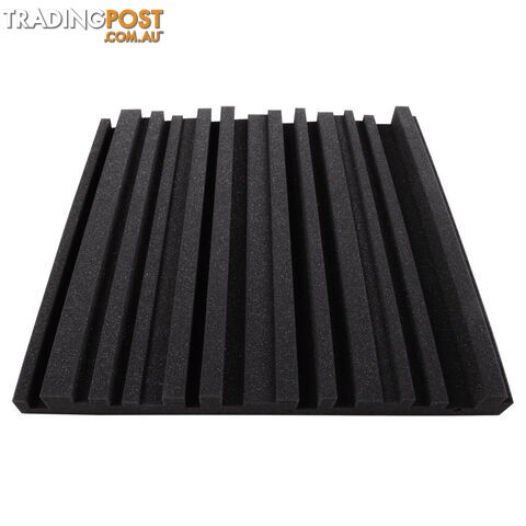 20 x Soundproof Foam Acoustic Foam Panel Sound Absorption Proofing Wedge 50x50cm