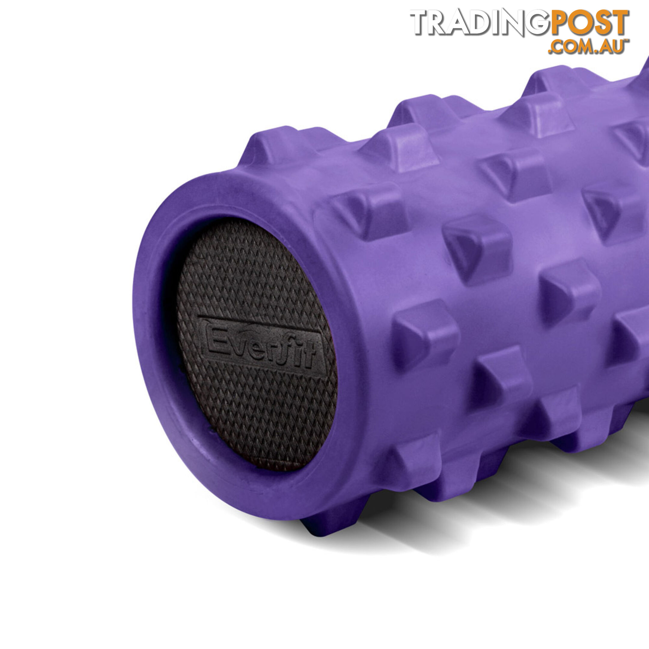 Yoga Gym Pilates EVA Stick Foam Roller Purple 79 x 13cm