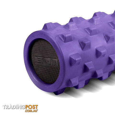 Yoga Gym Pilates EVA Stick Foam Roller Purple 79 x 13cm