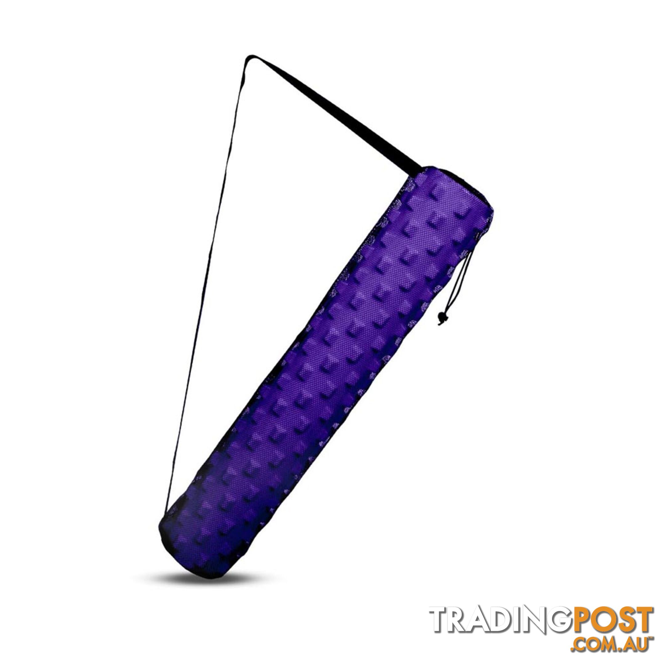 Yoga Gym Pilates EVA Stick Foam Roller Purple 79 x 13cm