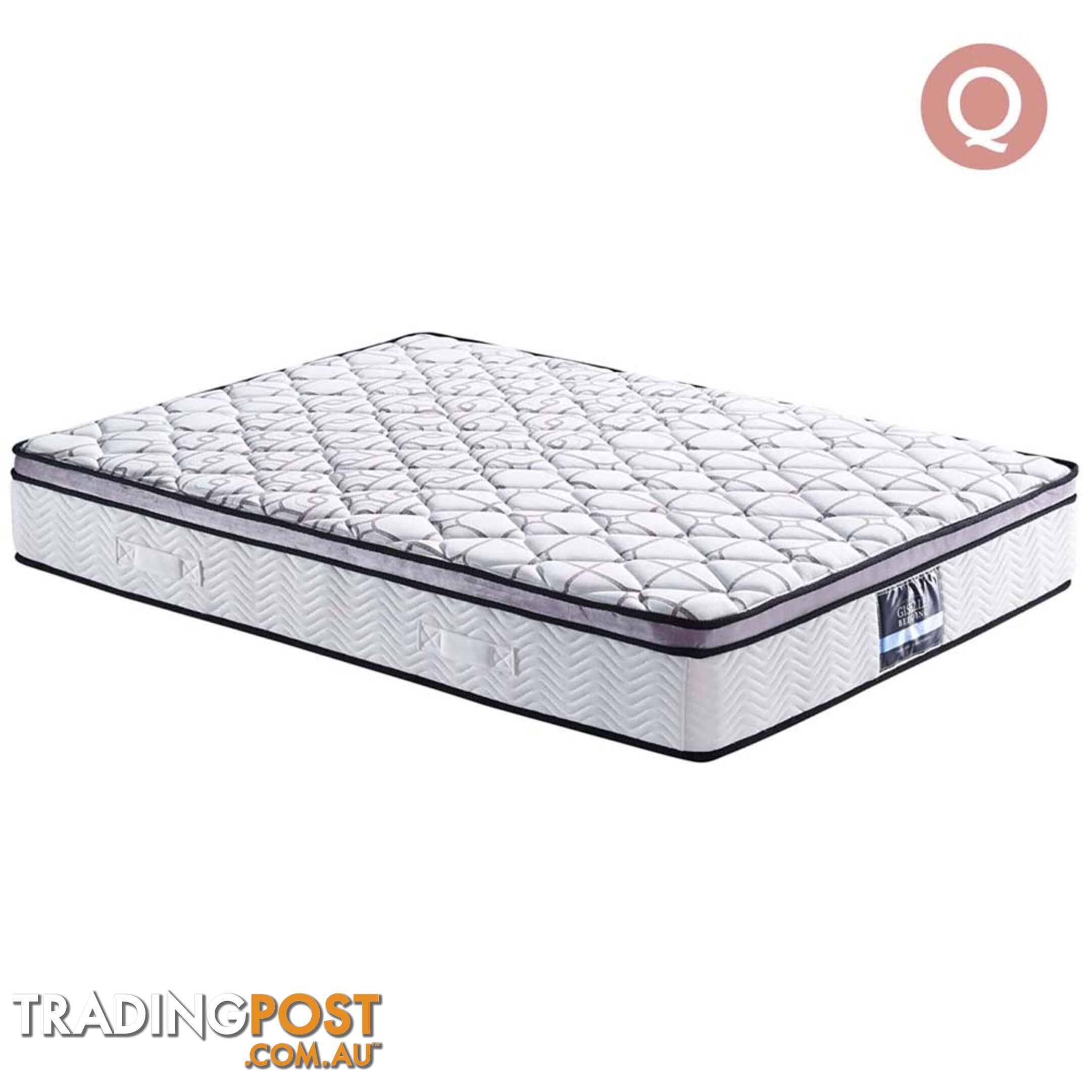 Cool Gel Memory Foam Mattress Euro Top Pocket Spring Air Mesh Bed Queen