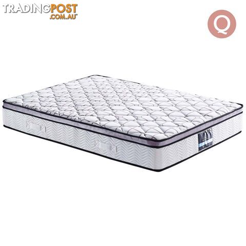 Cool Gel Memory Foam Mattress Euro Top Pocket Spring Air Mesh Bed Queen