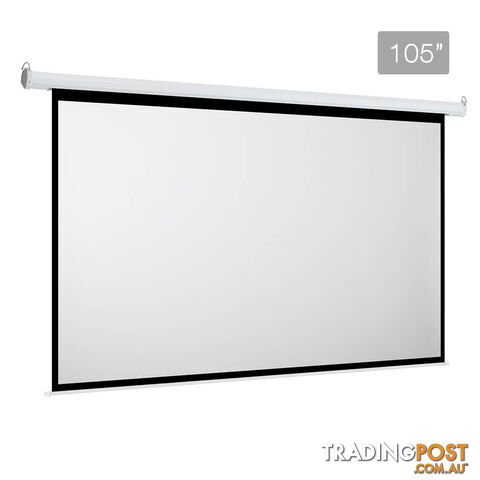 105&#34; Electric Projector Screen 3D HD Home Theatre Motorised Wireless Remote