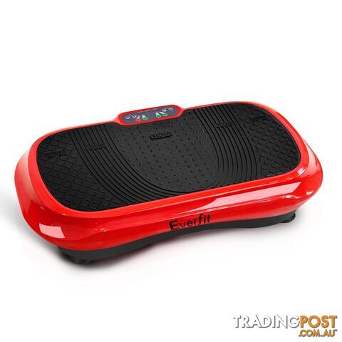 Slim Vibration Plate 1000W Exercise Fitness Massage Weight Loss Power Plate Red