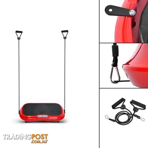 Slim Vibration Plate 1000W Exercise Fitness Massage Weight Loss Power Plate Red