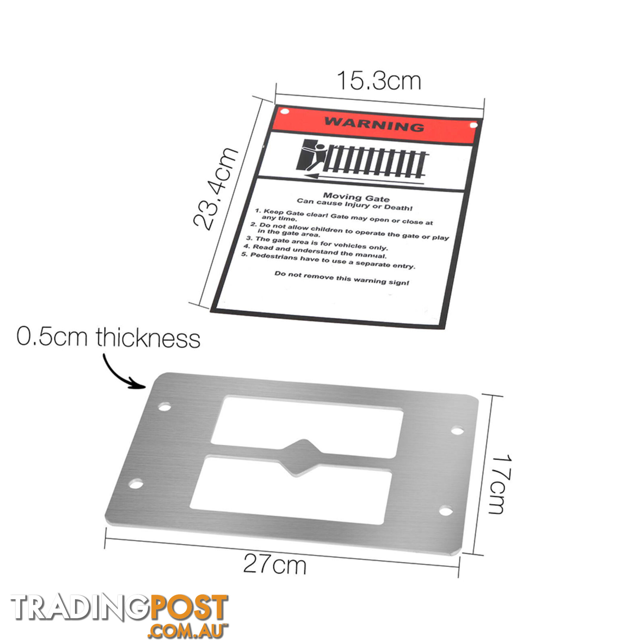 1800kg  LockMaster Automatic Sliding Gate Opener with 2 Remote Controllers