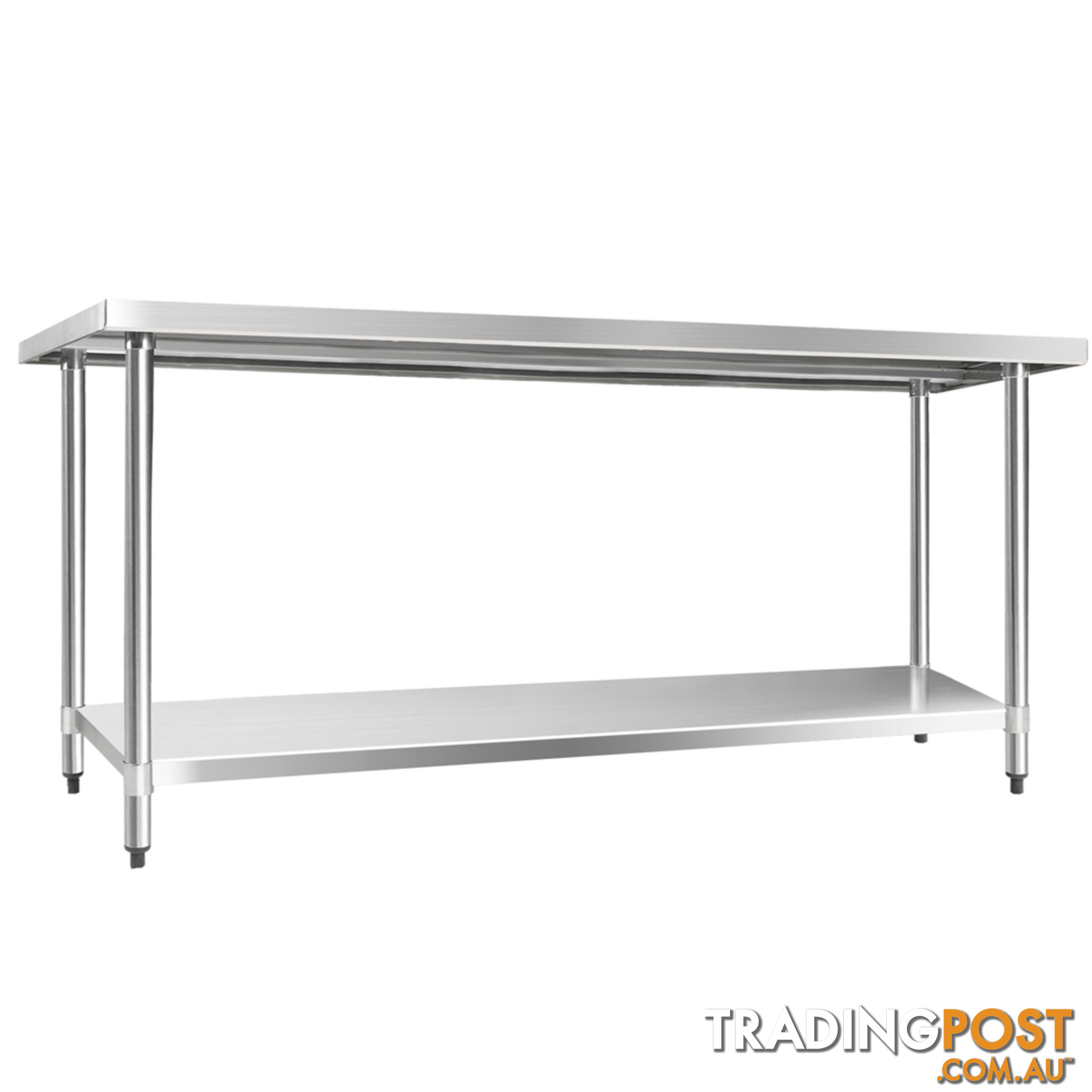 Stainless Steel Kitchen Work Bench Food 304 Preparation Table Top 1829mm