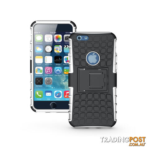 Rugged Heavy Duty Case Cover Accessories White For iPhone 6 4.7 inch