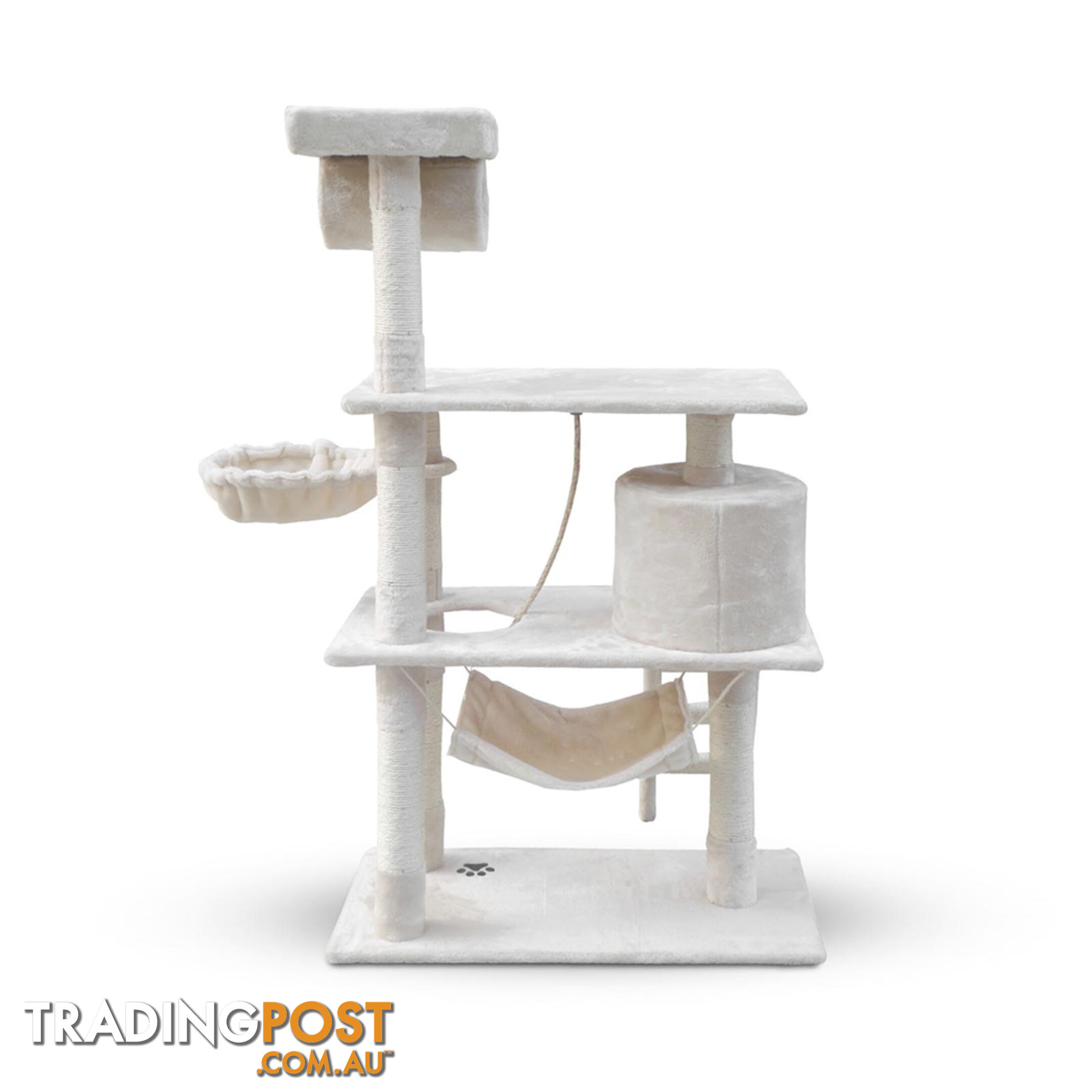 Cat Scratching Post  Tree House Condo 141cm Beige