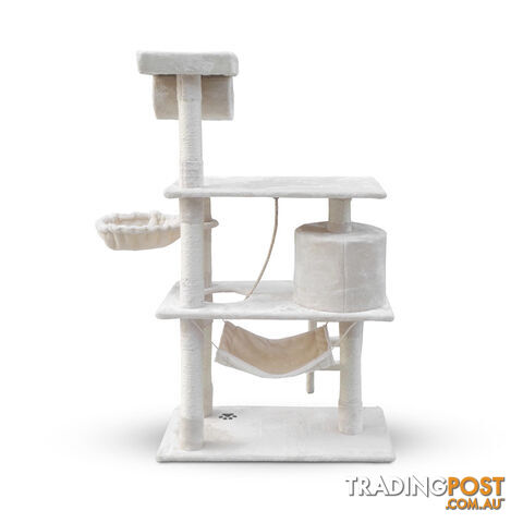 Cat Scratching Post  Tree House Condo 141cm Beige