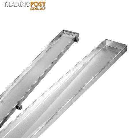 Stainless Steel Shower Grate Tile Insert Waste Linear Bathroom Drain Floor 900mm - photo 4 of 8