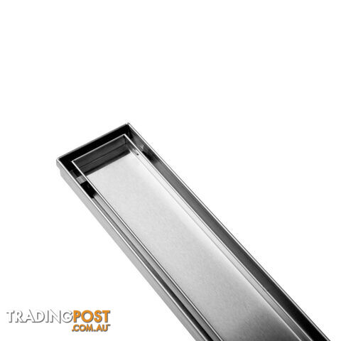 Stainless Steel Shower Grate Tile Insert Waste Linear Bathroom Drain Floor 900mm - photo 5 of 8