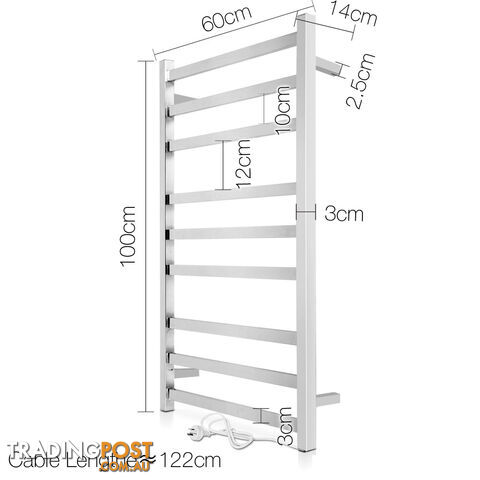 Electric Heated Towel Rail - Large