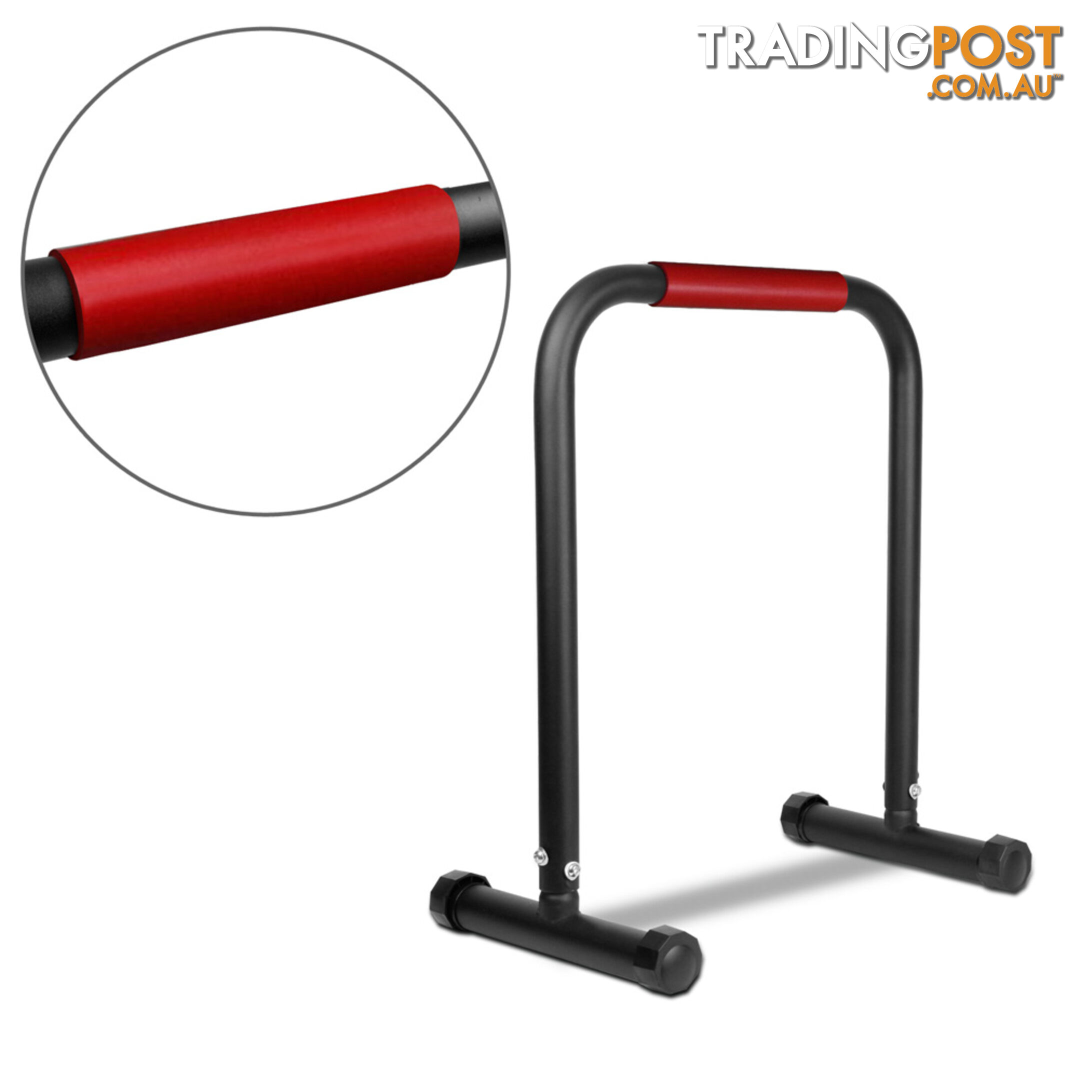 Fitness Chin Up Dip Parallel Bars Black