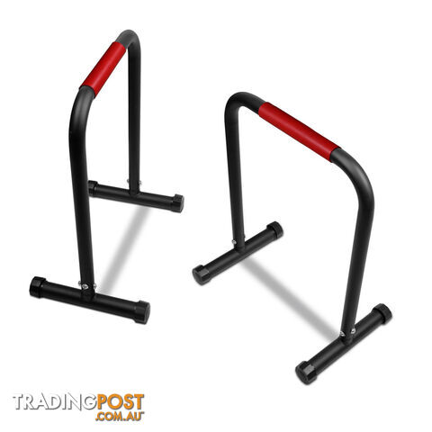 Fitness Chin Up Dip Parallel Bars Black