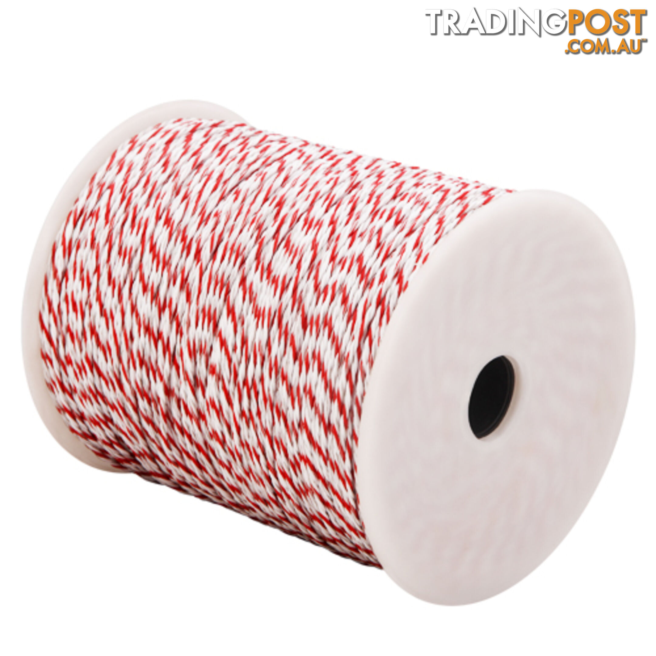 500m Poly Wire Roll Electric Fence Energiser Insulator Polywire Stainless Steel