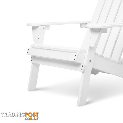 Quality Adirondack Wooden Chair Foldable Garden Outdoor Beach Deck Furniture