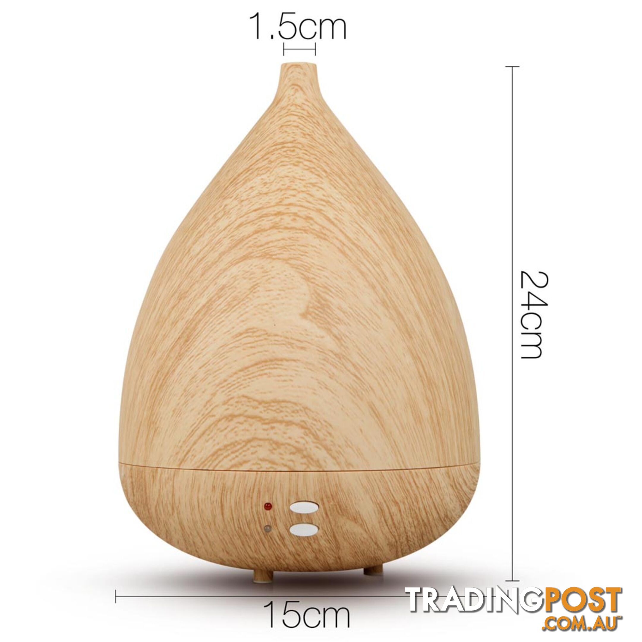 4-in-1 Aroma Diffuser Light Wood 300ml