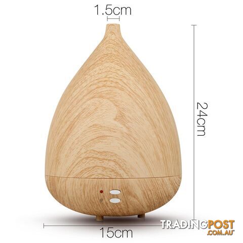 4-in-1 Aroma Diffuser Light Wood 300ml