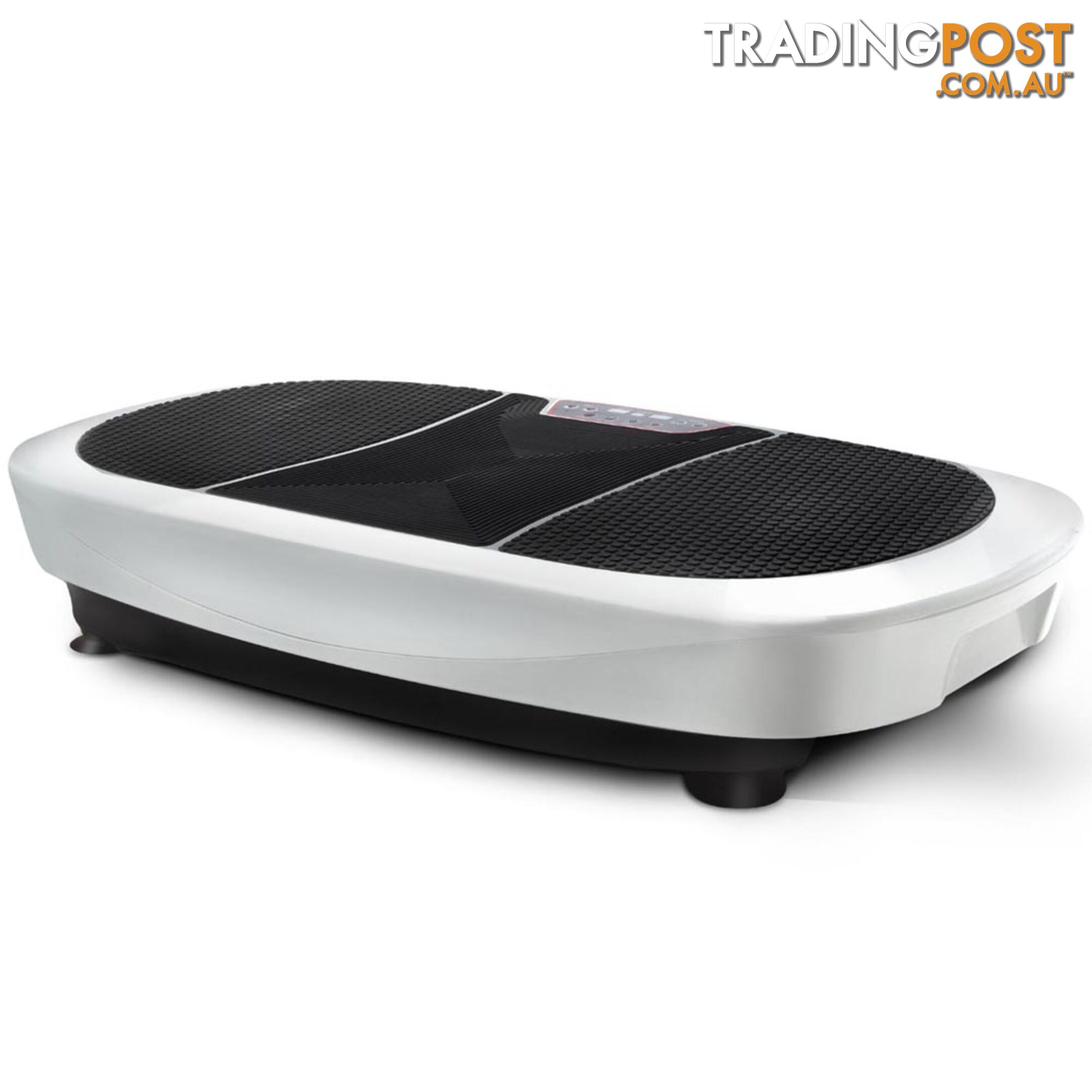 Twin Motor Vibration Plate 1200W Exercise Fitness Weight Loss Power Plate White