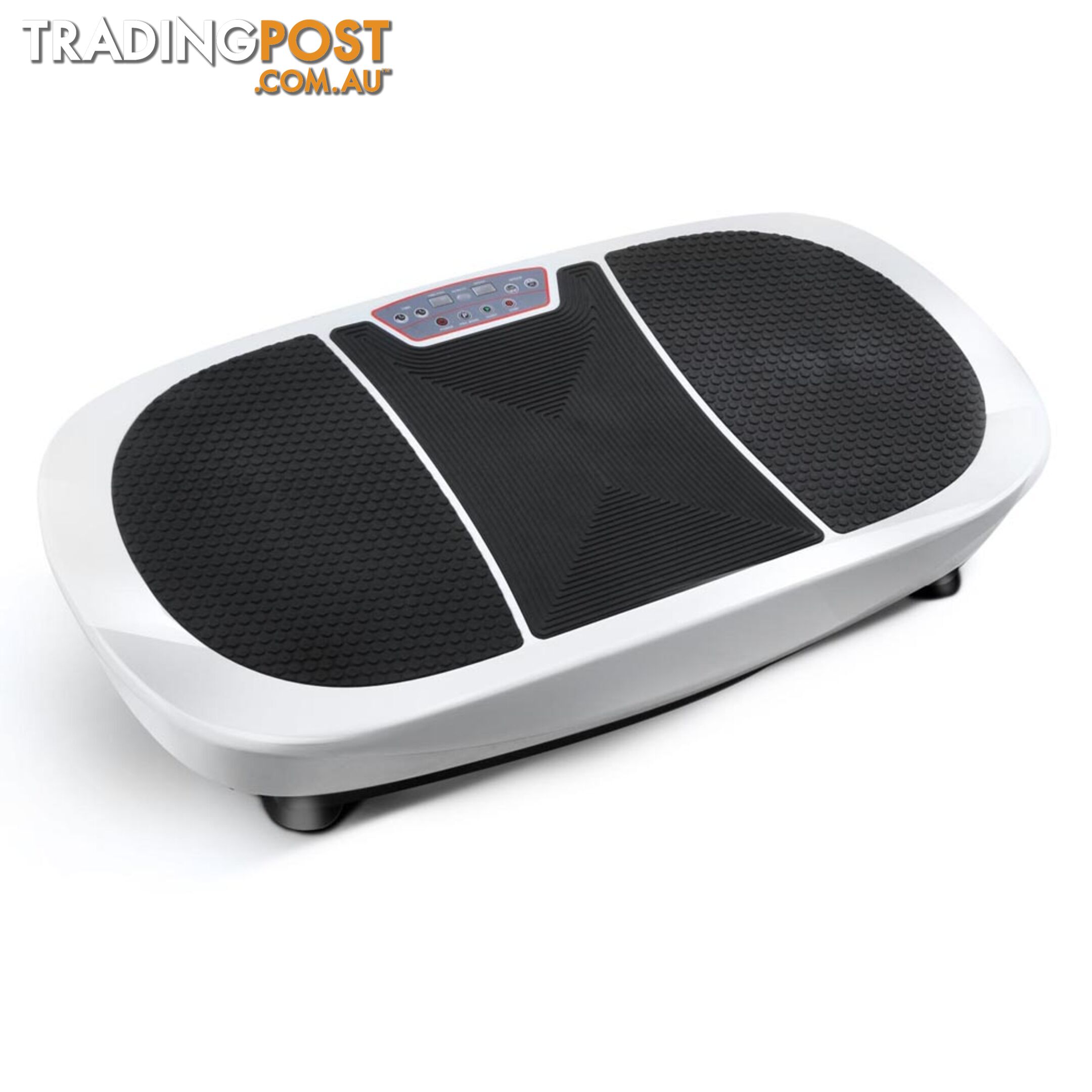 Twin Motor Vibration Plate 1200W Exercise Fitness Weight Loss Power Plate White