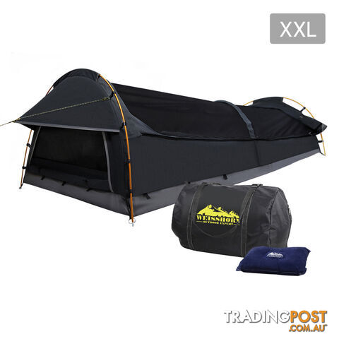 XXL Deluxe King Single Swag Camping Swag Grey