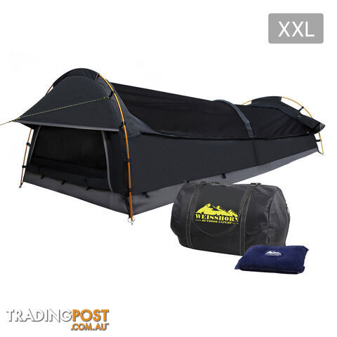 XXL Deluxe King Single Swag Camping Swag Grey
