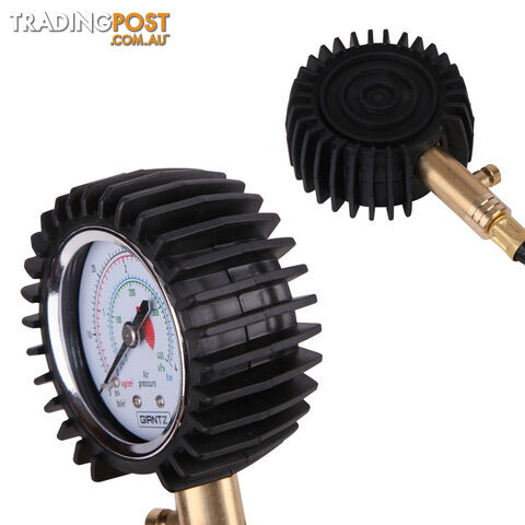 2-IN-1 Tyre Gauge & Deflator Black