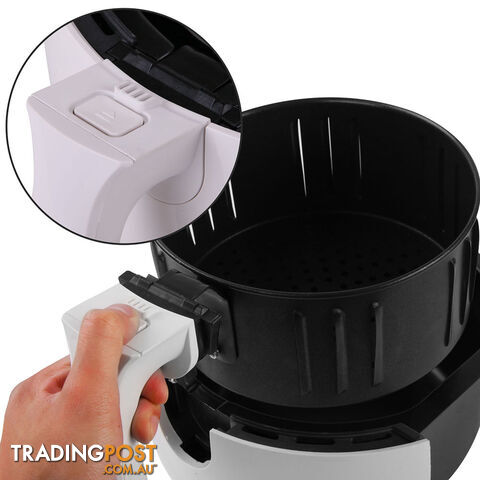 2.2L Air Fryer Low Fat Oil Less Deep Cooker Fast Healthy White