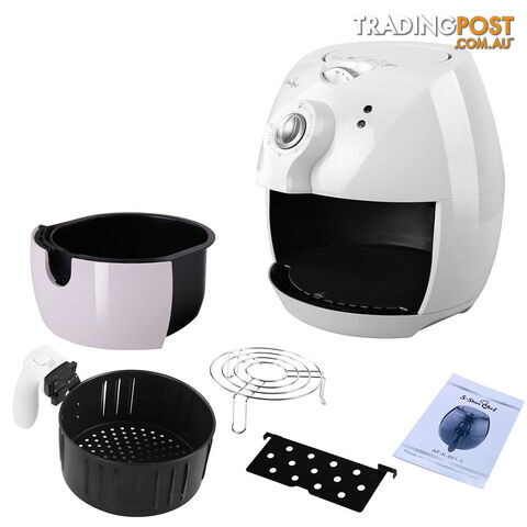 2.2L Air Fryer Low Fat Oil Less Deep Cooker Fast Healthy White