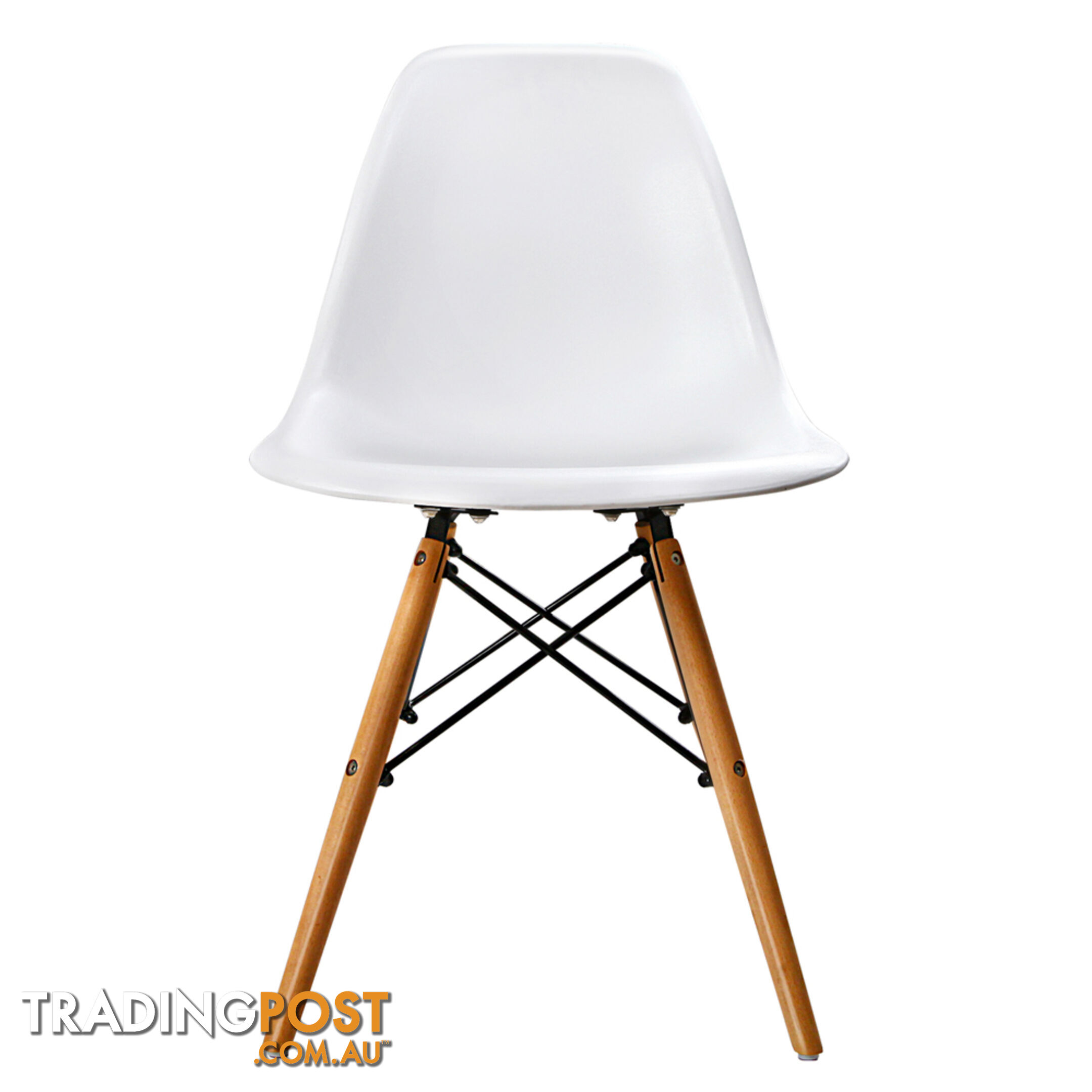 Set of 2 Dining Chair White