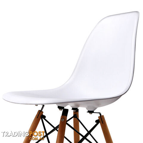 Set of 2 Dining Chair White