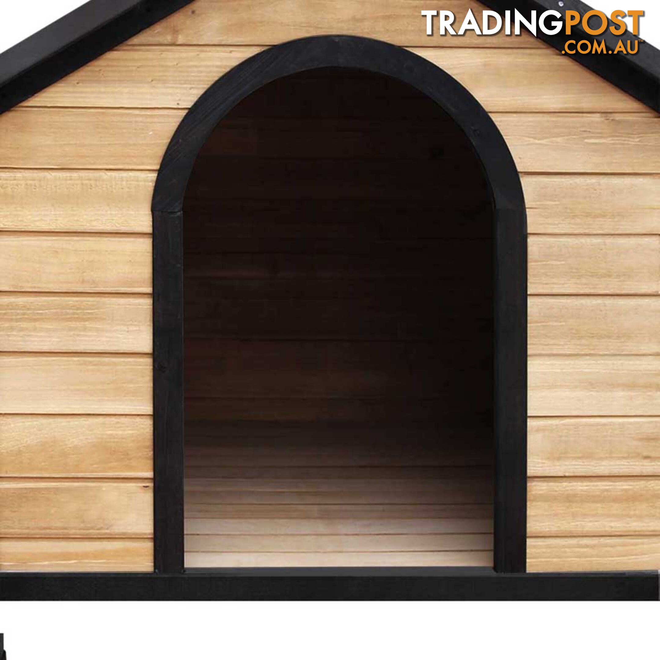 Timber Dog Kennel w/ Food Bowls