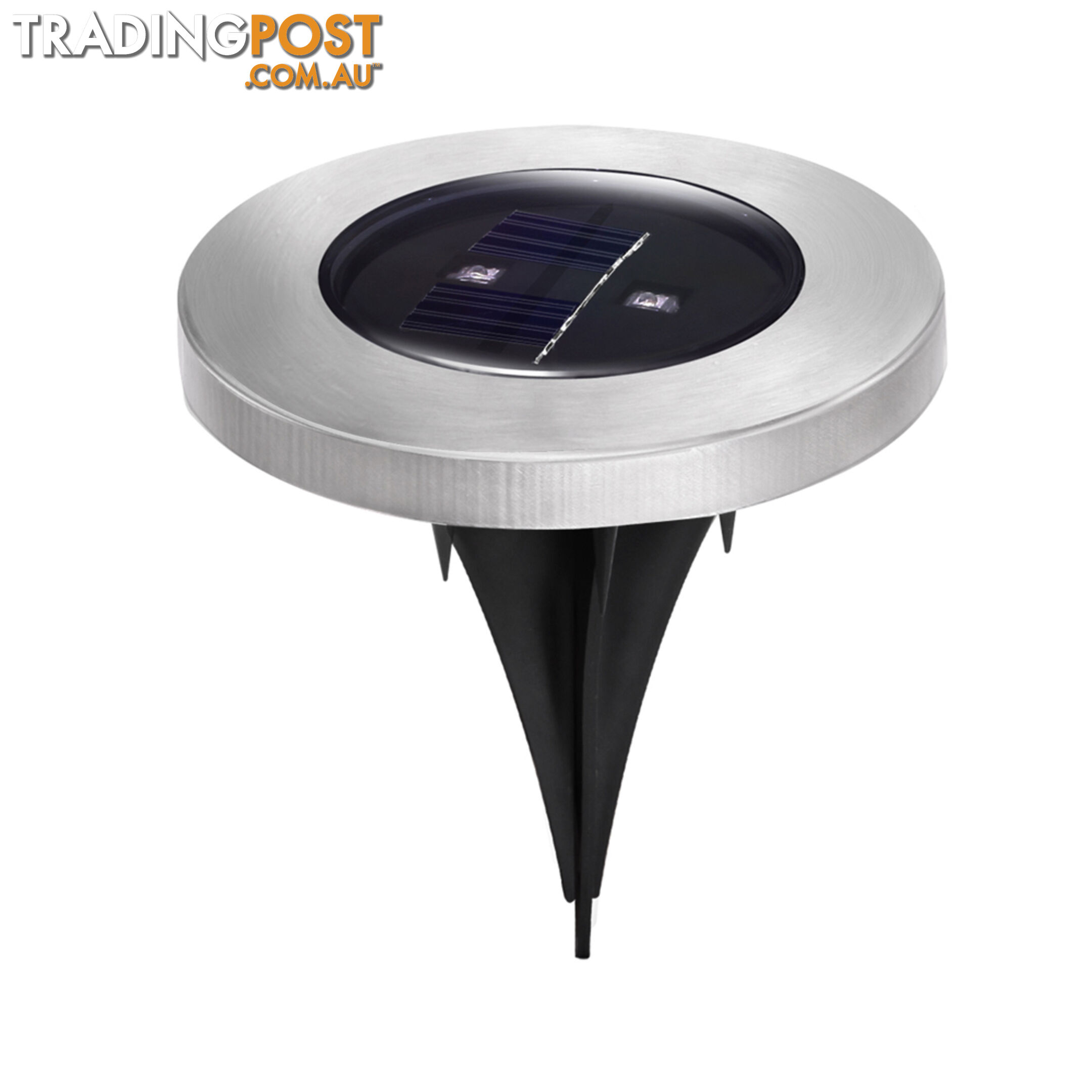 Set of 6 LED Solar Powered Garden Ground Light