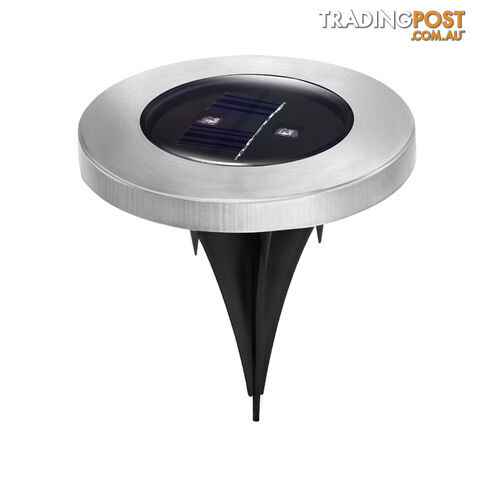 Set of 6 LED Solar Powered Garden Ground Light