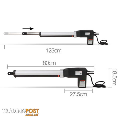 Automatic 2 Arm Swing Gate Opener with 2 Remote Controls