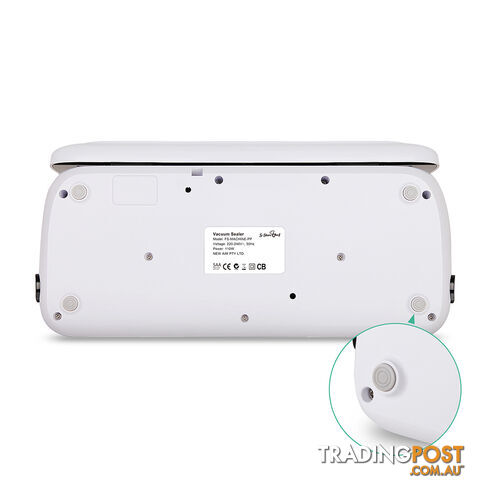 Vacuum Food Sealer Machine Preservation Heat Saver Storage Free Bag Roll White