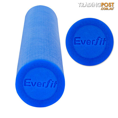 90cm EPE Foam Roller Yoga Gym Pilates Physio Stick Exercise Back Massage Blue