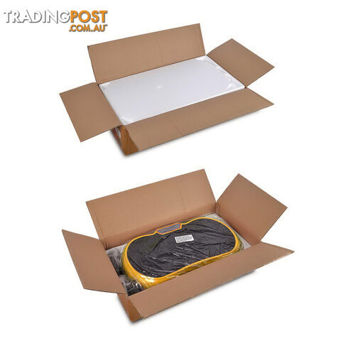 Slim Vibration Plate 1000W Exercise Fitness Massage Body Shape Power Plate Gold