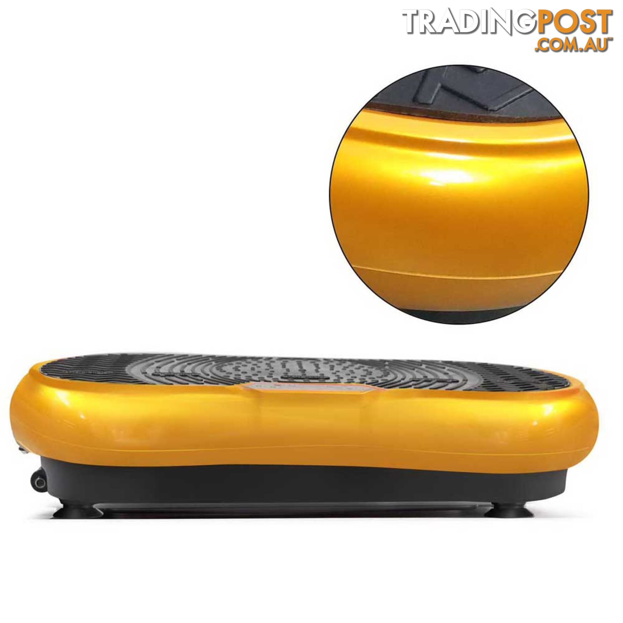 Slim Vibration Plate 1000W Exercise Fitness Massage Body Shape Power Plate Gold