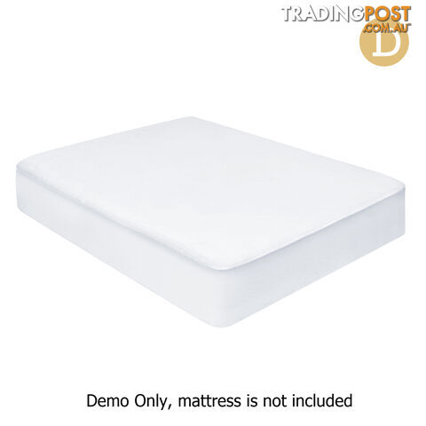 Fitted Non-Woven Waterproof Mattress Protector PU Coating Bed Cover Double