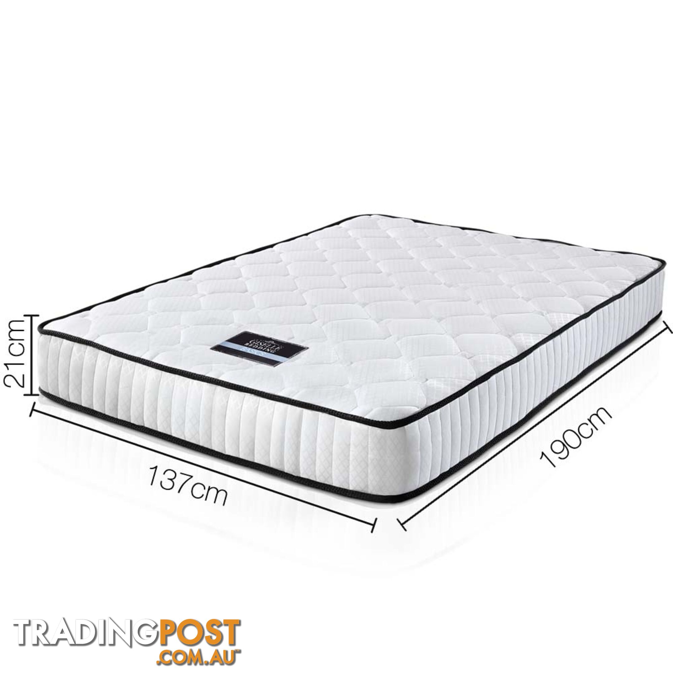 High Density Foam Pocket Spring Mattress 21cm Double