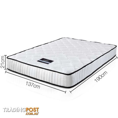 High Density Foam Pocket Spring Mattress 21cm Double