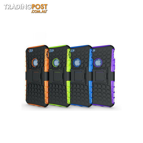 Rugged Heavy Duty Case Cover Accessories Orange For iPhone 6 Plus 5.5 inch